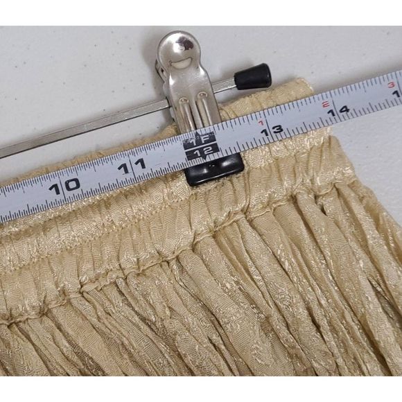 MagicScarf Co Gold Maxi Skirt OS - Picture 6 of 7